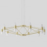 Подвесная люстра Crystal Lux DOROTEA SP10 GOLD
