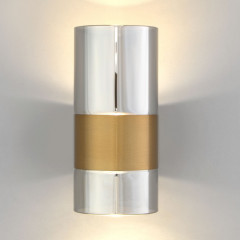 Бра Eurosvet 40021/1 LED латунь/дымчатый