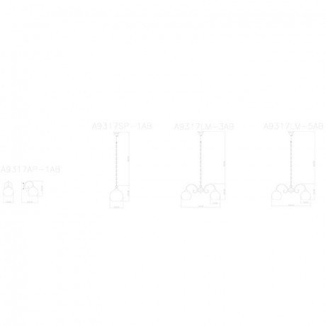 Бра ARTE Lamp A9317AP-1AB