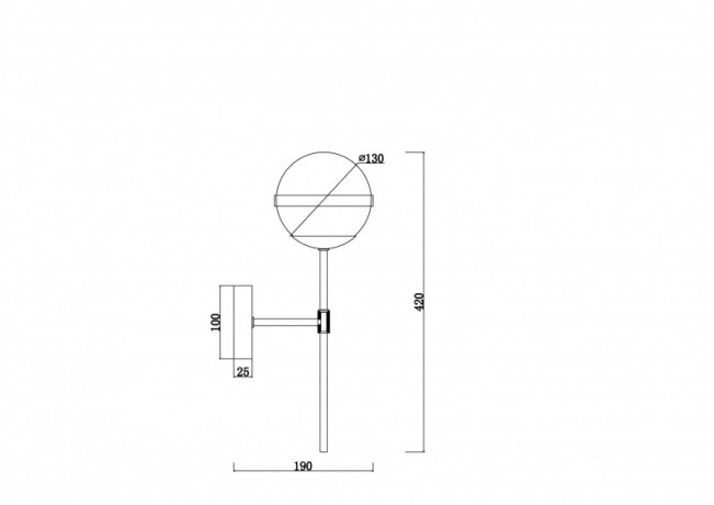 Бра Freya FR5204WL-01BS