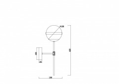 Бра Freya FR5204WL-01BS
