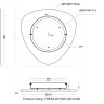 Бра Crystal Lux FRESA AP10W LED D380WHITE