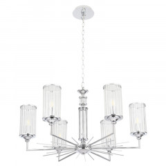 Подвесная люстра Crystal Lux GLORIA SP6 CHROME