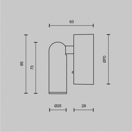 Спот Maytoni Technical C038WL-L3B3K