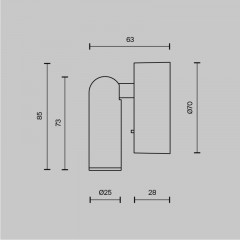 Спот Maytoni Technical C038WL-L3B3K
