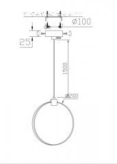 Подвесной светильник Fluorite FL1146-1P