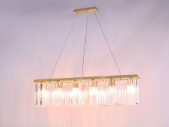 Подвесная люстра Newport 10116/S gold new