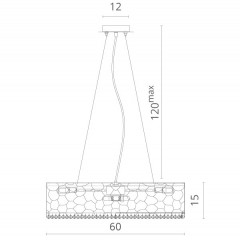Подвесная люстра Divinare 2002/01 SP-9