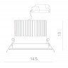 Встраиваемый светильник ARTE Lamp A3315PL-1WH