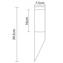 Светильник настенный ARTE Lamp A3157AL-1SS