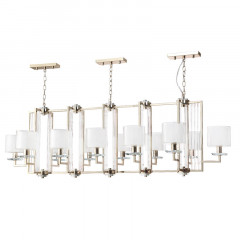 Подвесная люстра Crystal Lux NICOLAS SP12 L1600 GOLD/WHITE
