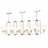 Подвесная люстра Crystal Lux NICOLAS SP12 L1600 GOLD/WHITE