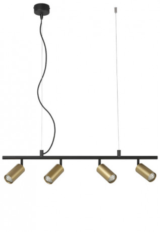 Подвесная люстра Crystal Lux CLT 015C4 L800 BL-GO