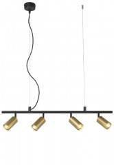 Подвесная люстра Crystal Lux CLT 015C4 L800 BL-GO