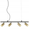 Подвесная люстра Crystal Lux CLT 015C4 L800 BL-GO