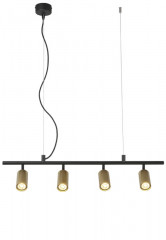 Подвесная люстра Crystal Lux CLT 015C4 L800 BL-GO