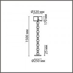 Торшер LUMION 8079/1F
