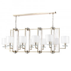 Подвесная люстра Crystal Lux NICOLAS SP10 L1300 GOLD/WHITE