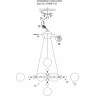 Подвесная люстра Kink Light 07508-12,20