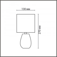 Настольная лампа LUMION 8160/1T