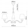 Подвесная люстра ARTE Lamp A9368LM-5AB
