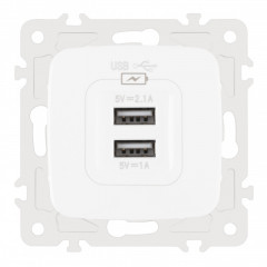 Розетка Arte Milano 205.46-1.white