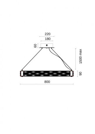 Подвесная люстра Fluorite FL1051-10P
