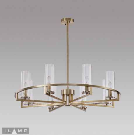 Люстра на штанге iLamp 6806-8 QGD