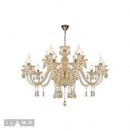 Подвесная люстра iLamp 81072-10+5 WH