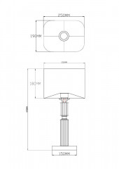 Настольная лампа Moderli V2621-1T