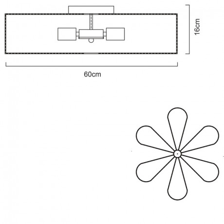 Накладной светильник ARTE Lamp A6049PL-6CC