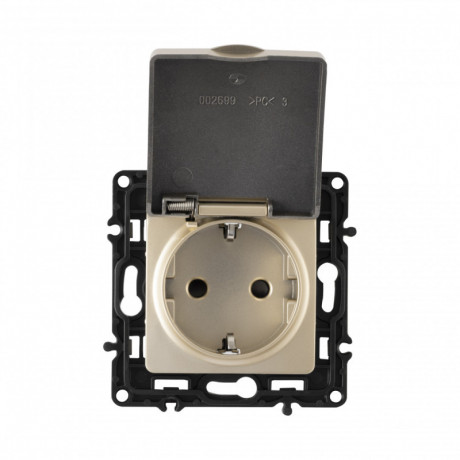 Розетка Arte Milano 217.41-1.shampan