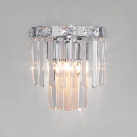 Бра Eurosvet 10130/1 хром/прозрачный хрусталь Strotskis