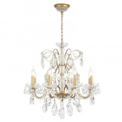Подвесная люстра Crystal Lux ODELIS SP8 GOLD