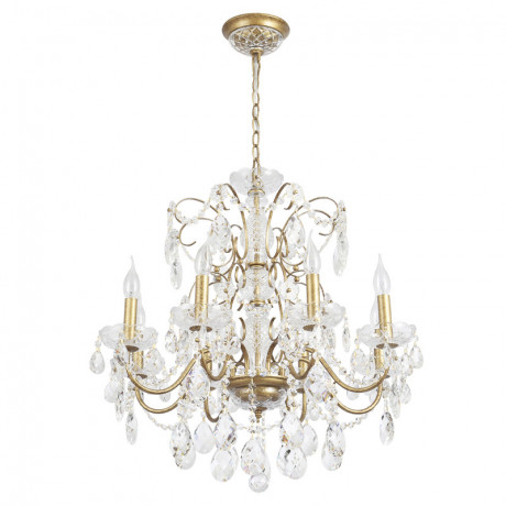 Подвесная люстра Crystal Lux ODELIS SP8 GOLD