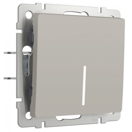 Выключатель Werkel W1212104 дымчатый