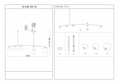 Люстра на штанге ST-Luce SL1208.302.05