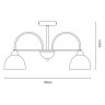 Люстра на штанге ARTE Lamp A6057PL-5CC