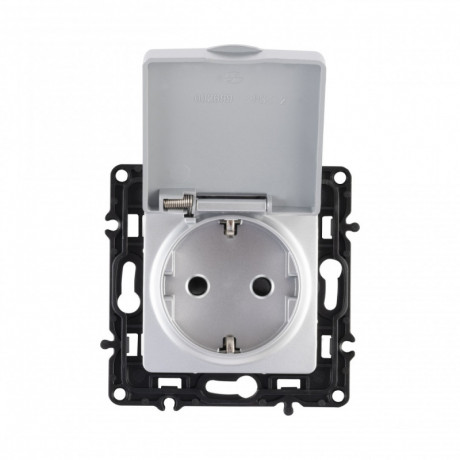 Розетка Arte Milano 217.41-1.silver