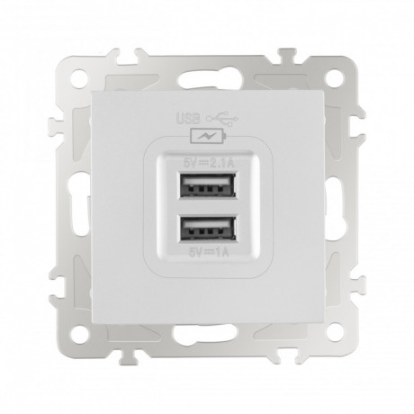 Розетка Arte Milano 206.46-1.silver