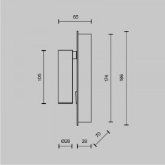 Спот Maytoni Technical C041WL-L3W3K