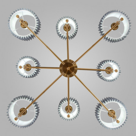 Люстра на штанге Eurosvet 60162/8 латунь