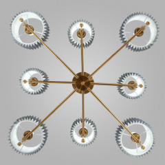 Люстра на штанге Eurosvet 60162/8 латунь