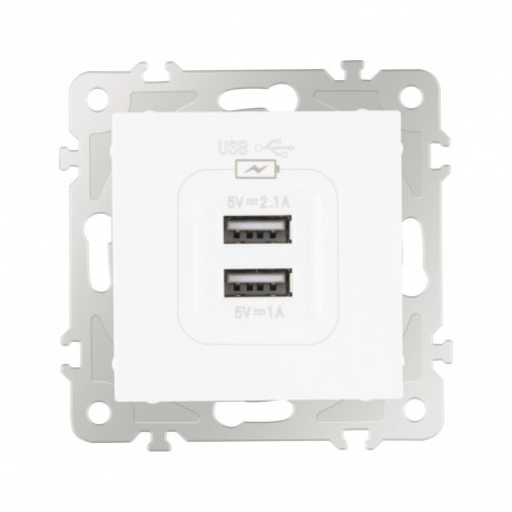 Розетка Arte Milano 206.46-1.white