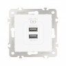 Розетка Arte Milano 206.46-1.white
