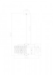 Люстра на штанге Freya FR5166PL-06BS