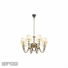 Подвесная люстра iLamp P2424-8 Nickel