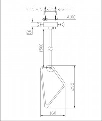 Подвесной светильник Fluorite FL1162-1P1