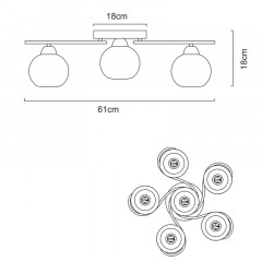 Накладная люстра ARTE Lamp A6058PL-6CC