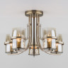 Люстра на штанге Eurosvet 60085/5 античная бронза